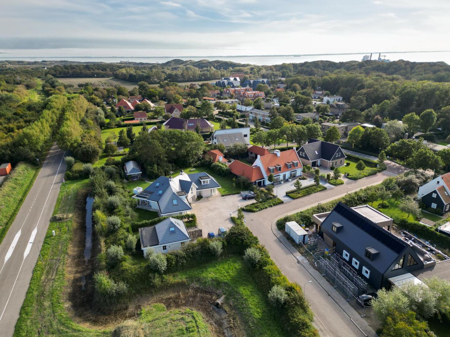 Luxe prive-kamer - studio in villa aan zee, Dishoek Buitenkant foto